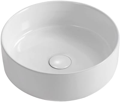 ALONI Fira Waskom – 36x12,5 cm – Glanzend Wit – Inclusief Click Waste