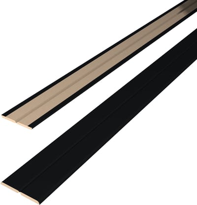 EGGER Decowall Vouwstrip FL537 zwart 2400 x 22 x 22mm