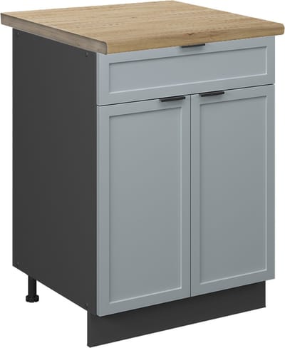 Vicco Fame-Line Keukenonderkast – 60 cm met lade, WB Eik Licht blauw-grijs