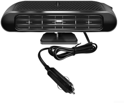 Ynkkvre - Auto Verwarming – Elektrische Kachel voor Auto – Draagbare Auto Heater – Compacte Car Heater Fan – Auto Ontdooier – Voorruitverwarming – 120W Snelle Verwarming – Eenvoudige 12V Aansluiting – Veilig met Oververhittingsbeveiliging