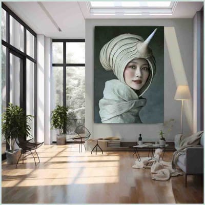 Picturetopicture - Canvas - 50x70 - Portret - Wanddecoratie - Uniek - Exclusief