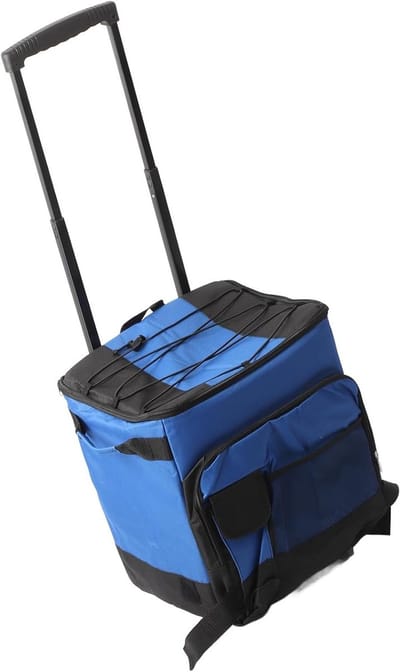 Rollende Koeltas - Zachte Koelbox - Outdoor Reizen - Lekvrij Ontwerp - 35L - Blauw