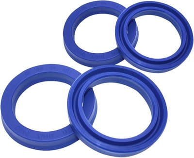 Oliekeerring - Afdichtring - Hydraulisch Systeem - Flexibele Dubbele Lip - 22x30x5 mm - Blauw Groen