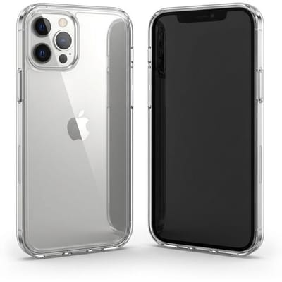 Coverzs telefoonhoesje geschikt voor iPhone 12 Pro Max TPU silicone hoesje (transparant) - optimale bescherming - siliconen hoesje - transparant