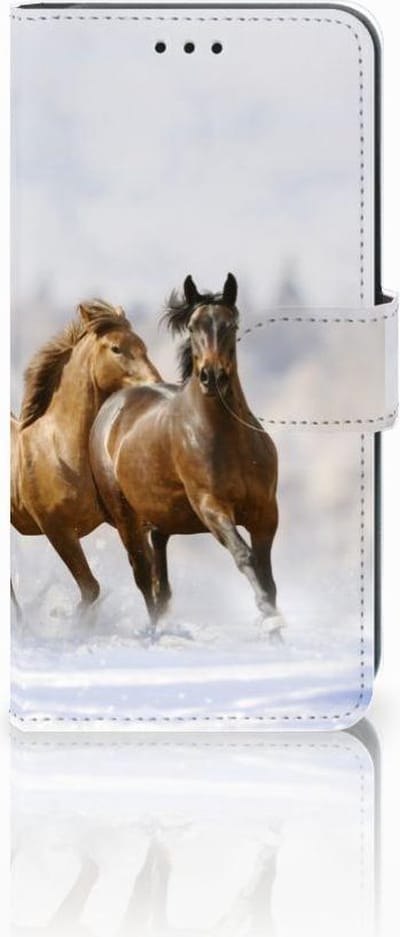 Xiaomi Mi A2 Lite Telefoonhoesje met Pasjes Paarden