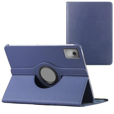 imoshion Tablet Hoes - Geschikt voor Lenovo Idea Tab - 360° Draaibare Bookcase - Donkerblauw