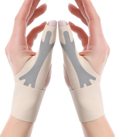 U Fit One 2 Stuks Duimbrace - Duimbandage - Voorgevormd - Klittenband Sluiting - Beige - Links en Rechts