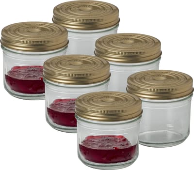 Le Parfait Weckpot/inmaakpot - 6x - met schroefdeksel - 500 ml