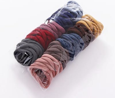 Elastiekjes 100 stuks | Aarde Gekleurde Haar Elastieken | elastisch | hoge kwaliteit haarelastiekjes | Sparkolia | kleuren bruin, rood, blauw, grijs, beige