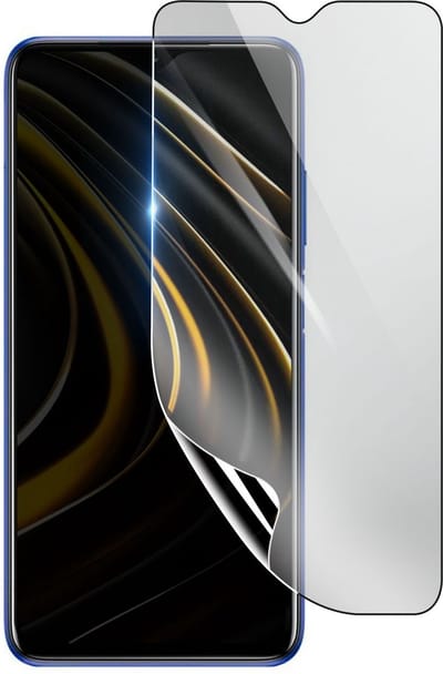 3mk, Geschikt voor Xiaomi Poco M3, Schokbestendige Hydrogel Screenprotector, Transparant