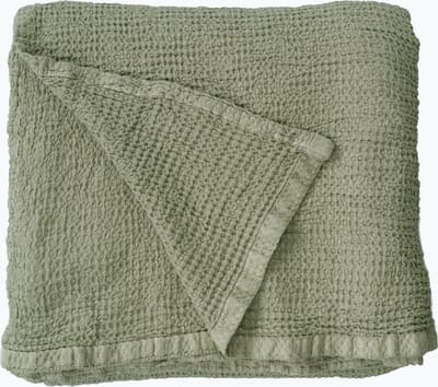 Dreamers Den - Pique Sprei - Wafeldeken - Olijfgroen - Groen - 270x250cm