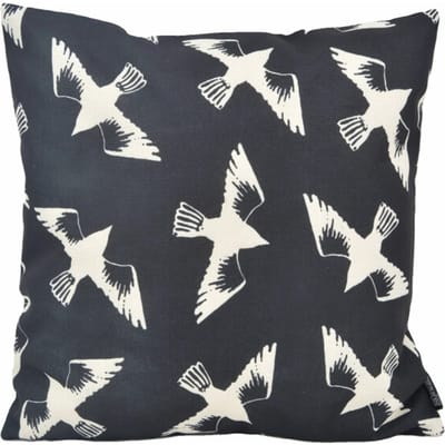Gek op kussens! Sierkussen black birds | 45 x 45 cm | katoen/linnen
