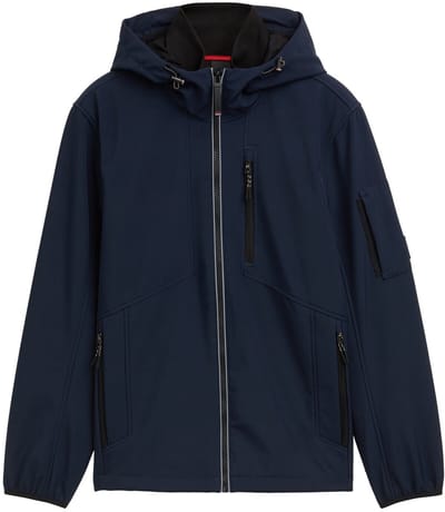 Tom Tailor - Softshell jas met capuchon - Maat S - sky captain blue