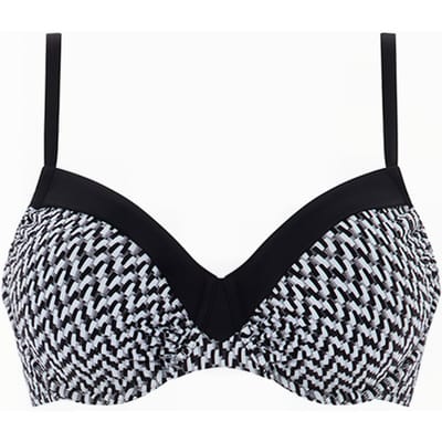 Femilet Sw Bra Underwire Cov Black / White Maat: F70 | Bikini's Outlet | Dames | Zwart