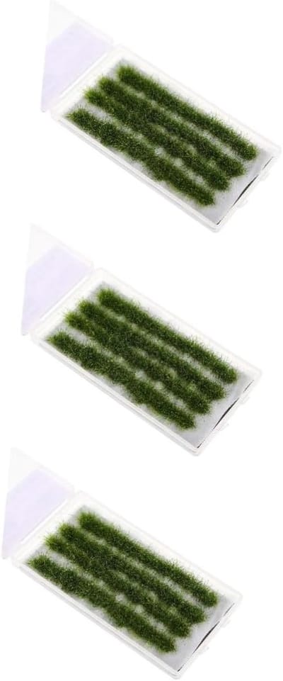 Kunstgras Miniatuur - Diorama Gras - Landschap Bouwen - Realistische Textuur - 3 Dozen - Groen