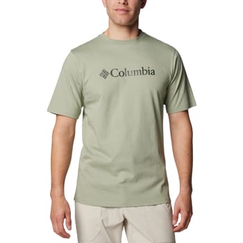 Columbia CSC Basic Logo SS Tee, Mannen, Groen, T-shirt, maat: M