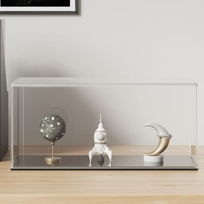 vidaXL - Vitrine - transparant - 30x15x14 - cm - acryl