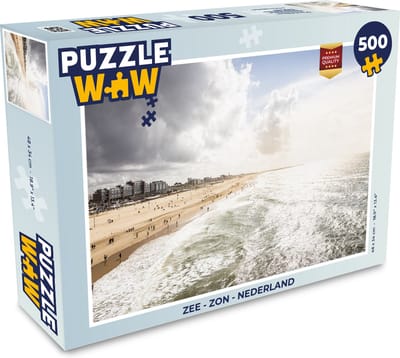Puzzel Zee - Zon - Nederland - Legpuzzel - Puzzel 500 stukjes