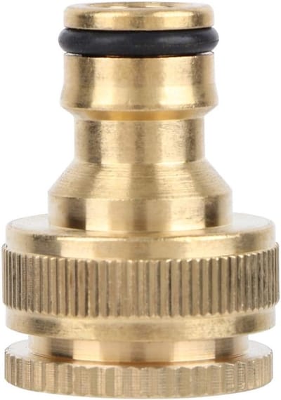 Koppeling voor Tuinwaterleiding, 3/4 Inch Messing Snelkoppeling Wateradapter voor Thuisgebruik