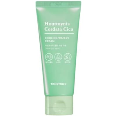 TONYMOLY Houttuynia Cordata Cica Cooling Water Cream 90ml – Kalmerende Hydraterende Gel Crème voor Gevoelige Huid & Roodheid Verlichting