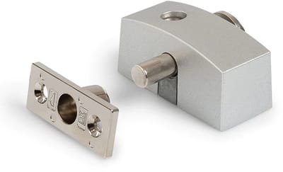 Oplegslot - Zilver - Zamac - Dulimex - Dulimex smal buitendraaiend 75x33mm, zilver