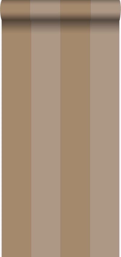 Origin Wallcoverings behang strepen beige bruin - 53 cm x 10.05 m - 345420