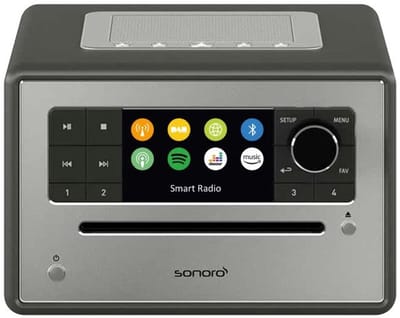 Sonoro Elite 2025 Internet Radio met CD-Speler - Mat Grafiet