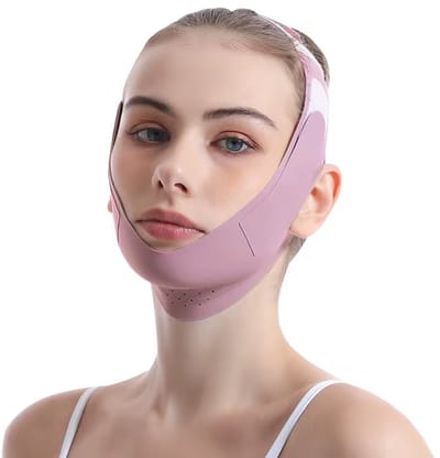 V-Line Lifting Chin Strap - Reusable V-Line Mask - Face Contouring Sleeping Anti-Wrinkle Band - Slimming Band voor een Slanker Gezicht