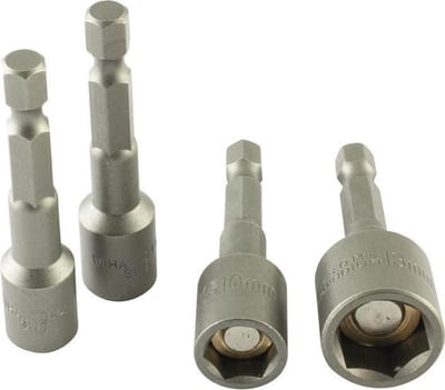 Ivana Bit Dopsleutel 1/4" Zeskant Magnetische Stift 7x55mm