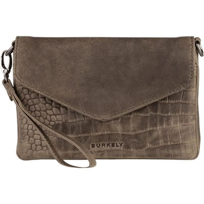 Burkely Crossbodytas Croco Cody Leer - groen