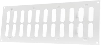 Verstelbaar Ventilatie Rooster 400x150mm Wit voor Ventilatiesystemen