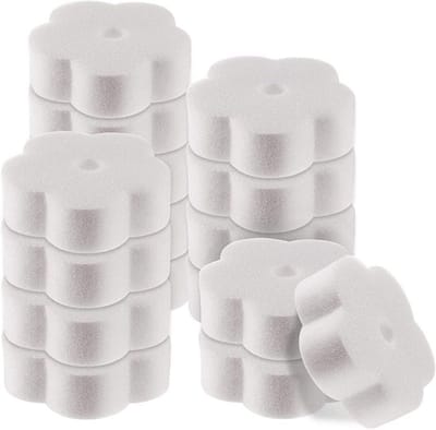 Set van 20 olie-absorberende skimsponzen 9×9×3 cm, herbruikbare filtersponzen voor spa, hot tub, zwembad en keukenonderhoud