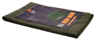 Dekkleed - HDPE afdekzeil met ogen - groen - 100 g - 10 x 15 m