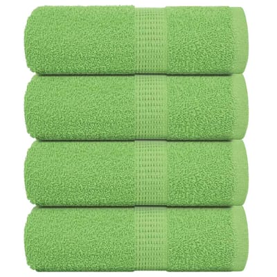 vidaXL - Gastendoekjes - FROGN - 4 - st - 30x50 - cm - 360 - g/m² - appelgroen