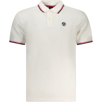 North Sails Bianco Katoenen Heren Polo