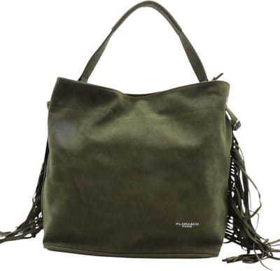 Flora&Co - Handtas - Suede look - kaki