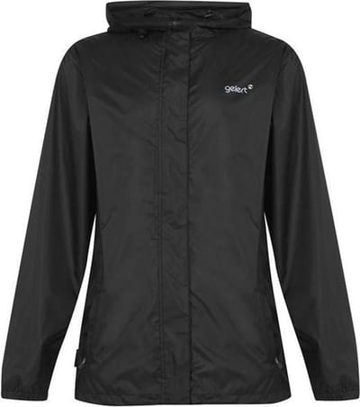 Gelert Packaway regenjack - Heren - Black - maat 4XL