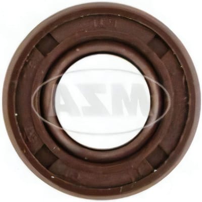 Asafdichting - Lippakking - Oliekeerring - Met stoflip - 10x19x8 mm - Bruin