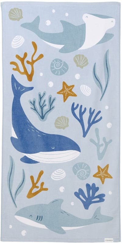 Little Dutch badlaken - strandlaken Ocean Dreams Blauw 60x120cm