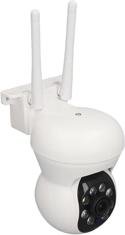 Outdoor Beveiligingscamera - IP Camera Dome - Huisbewaking - 360 Graden Dekking - 1080p HD - Wit