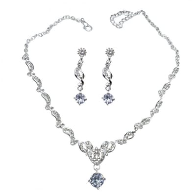 2- Delig Bruidsketting-Celia- Zilverkleur - Trouwen-Charme Bijoux
