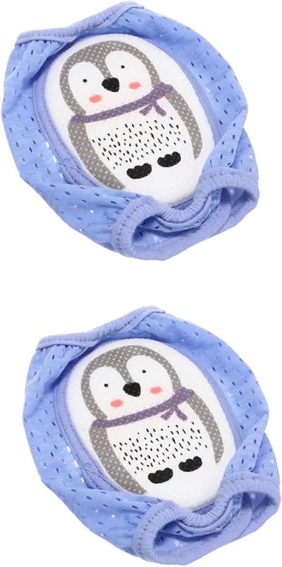 Baby Kniebeschermers - Kruipbeschermers - Baby Beschermen - Ademend Nylon - 28 x 14 cm - Blauw
