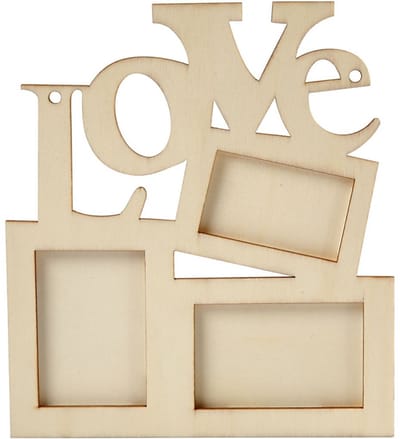Creativ Company Photo Frame Love Wood