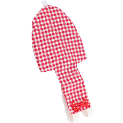 Couche pour oiseau réglable motif à carreaux rouges Combinaison pilote pour perroquets Perroquets callopsittes Perruches L