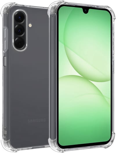 Hoesje Geschikt voor Samsung Galaxy A17 - Sterk & Shockproof - Siliconen Case - Back Cover - Telefoon Hoes Shock Proof - Transparant