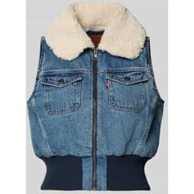 Regular fit bodywarmer van puur katoen model 'TINY SHERPA VEST'