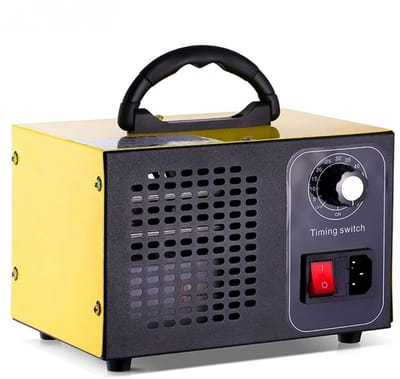 Ozongenerator - Luchtreiniger Ionisator Generator 220v 60g - 1 uur Timer - Tegen Virussen en Allergenen - geel