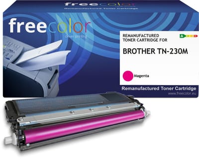 Freecolor - Vervangt Brother TN-230M Toner - Magenta - 1.400 pagina's - Compatible
