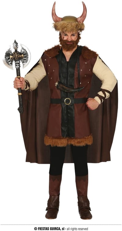 Fiestas Guirca - Kostuum Viking - S (46-48) - Carnavalskleding - Carnaval - carnavalskleding 2027 - Carnaval kostuum