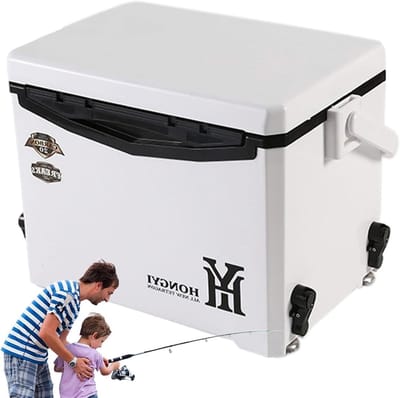 Geïsoleerde Koelbox - Strandkoeler Drankkoeler - Picknicken en Kamperen - Geavanceerde Thermische Isolatie - 20 l - Wit